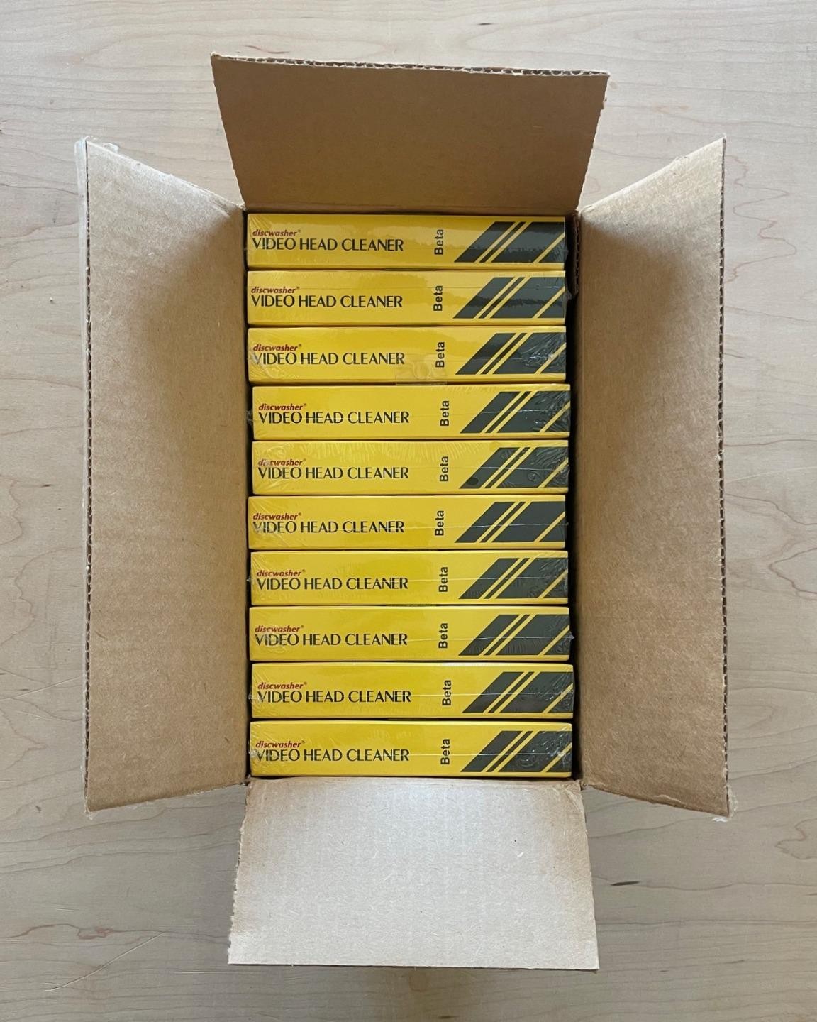 Discwasher Betamax VIDEO HEAD CLEANER New in Box Sealed Beta VCR Maintenance