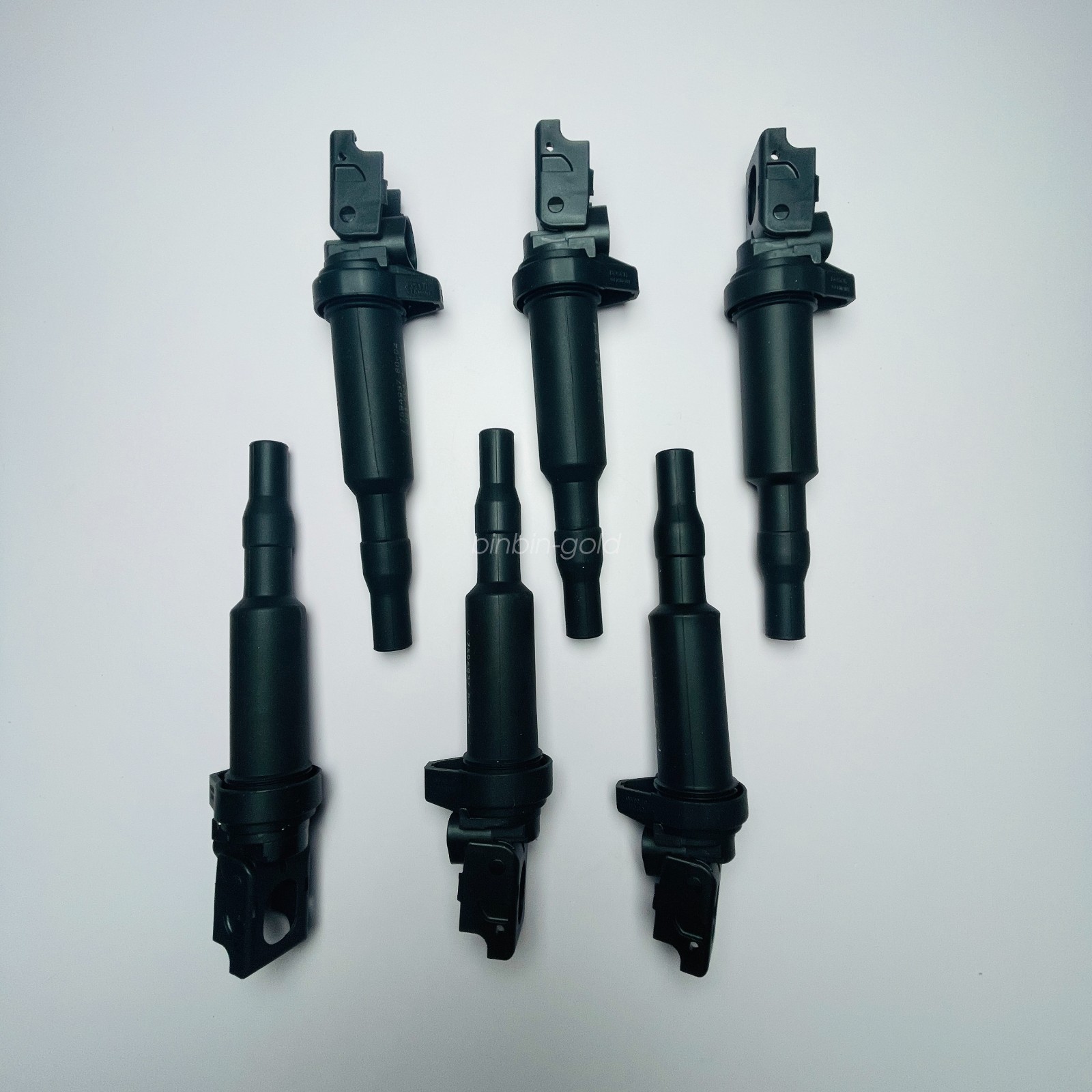 6x OEM BOSCH Ignition Coil Set W/ Connector Boot For BMW 5 6 7 x5 x6 0221504470