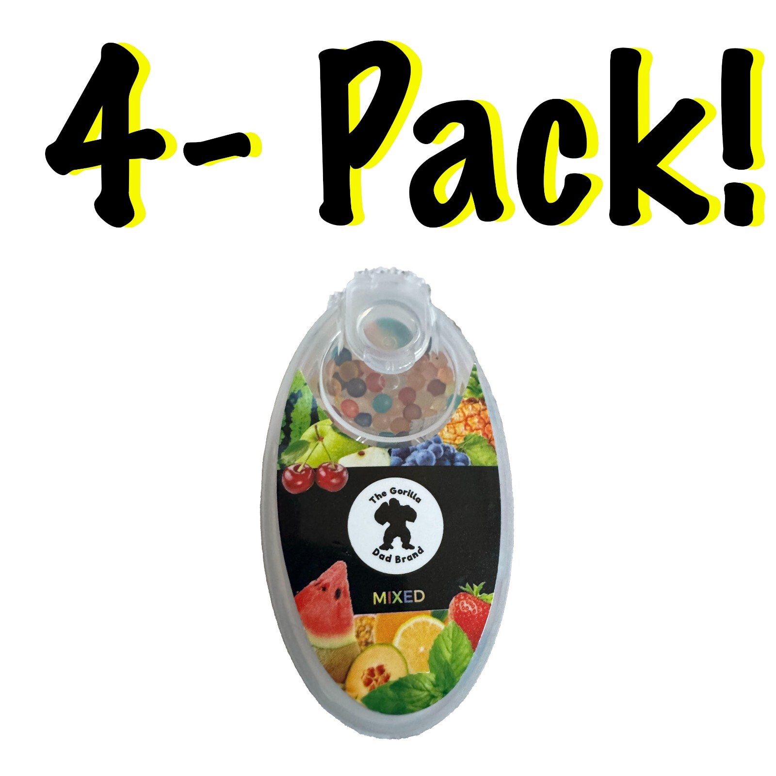 400 count Mixed Flavors burst beads (4 - pack)