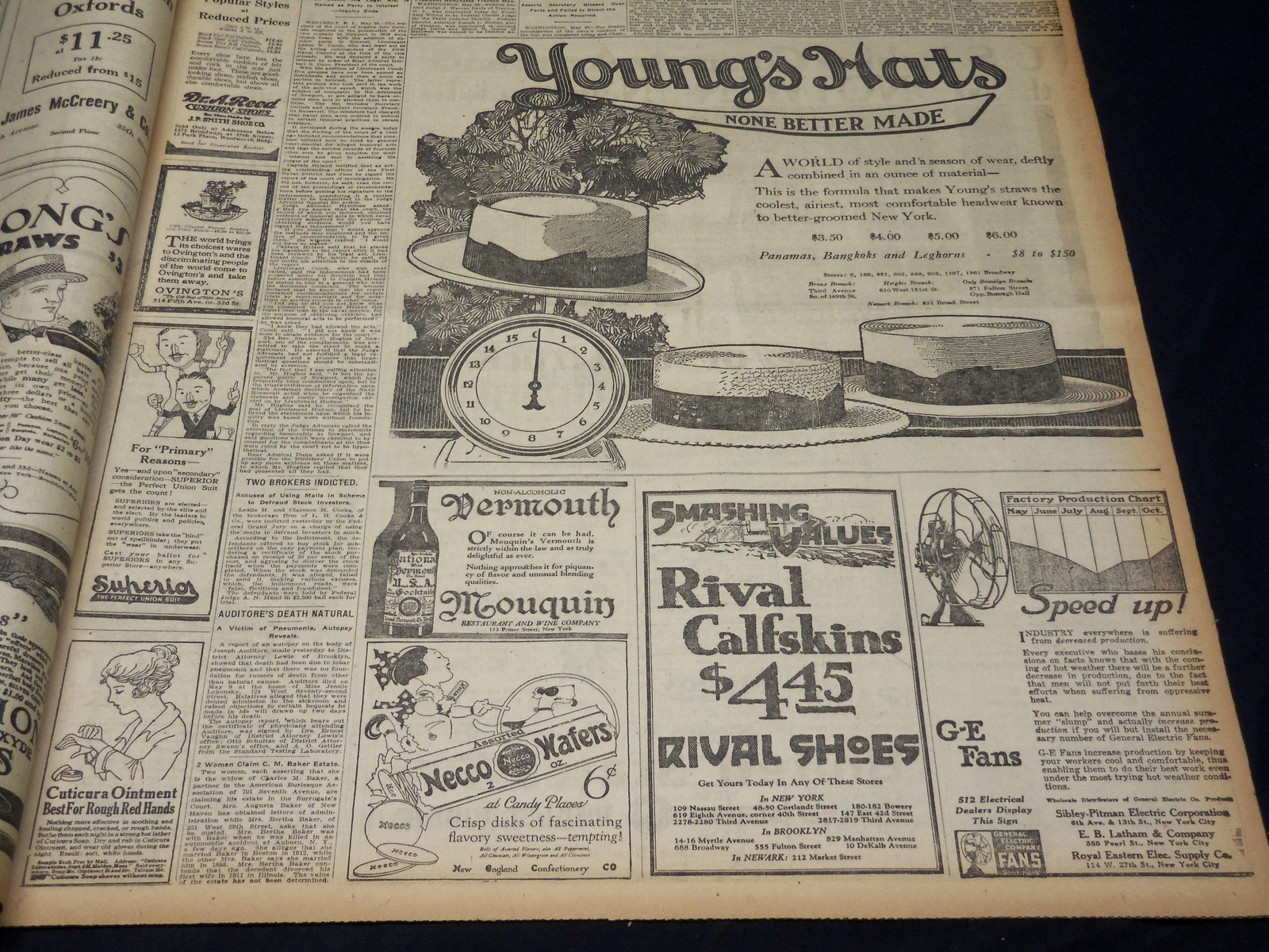 1920 MAY 29 NEW YORK TIMES - GOVERNOR ALLEN AND GOMPERS DEBATE- NT 8679