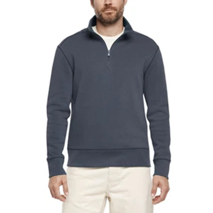 Banana Republic Men's Sweatshirt  1/4Zip Long Sleeves Heavyweight New with Tags