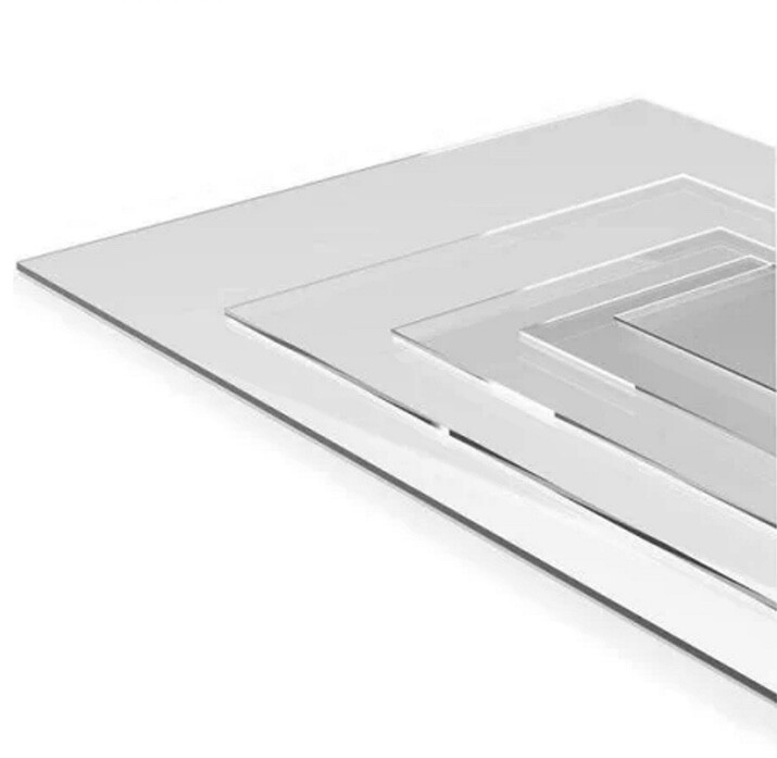 Polycarbonate Sheet Plastic Sheet, Choose Size, Thickness, Colors Gray & Clear