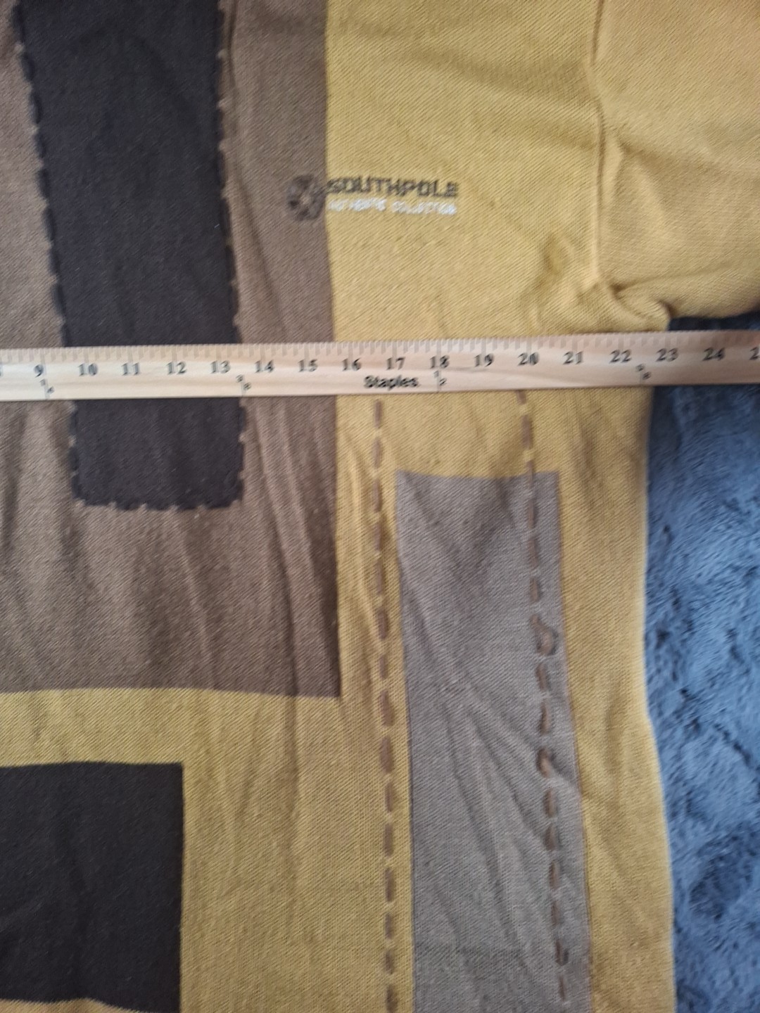 Vintage SouthPole 3D Chunky Knit Sweater Coogi Style Sz Large Y2k