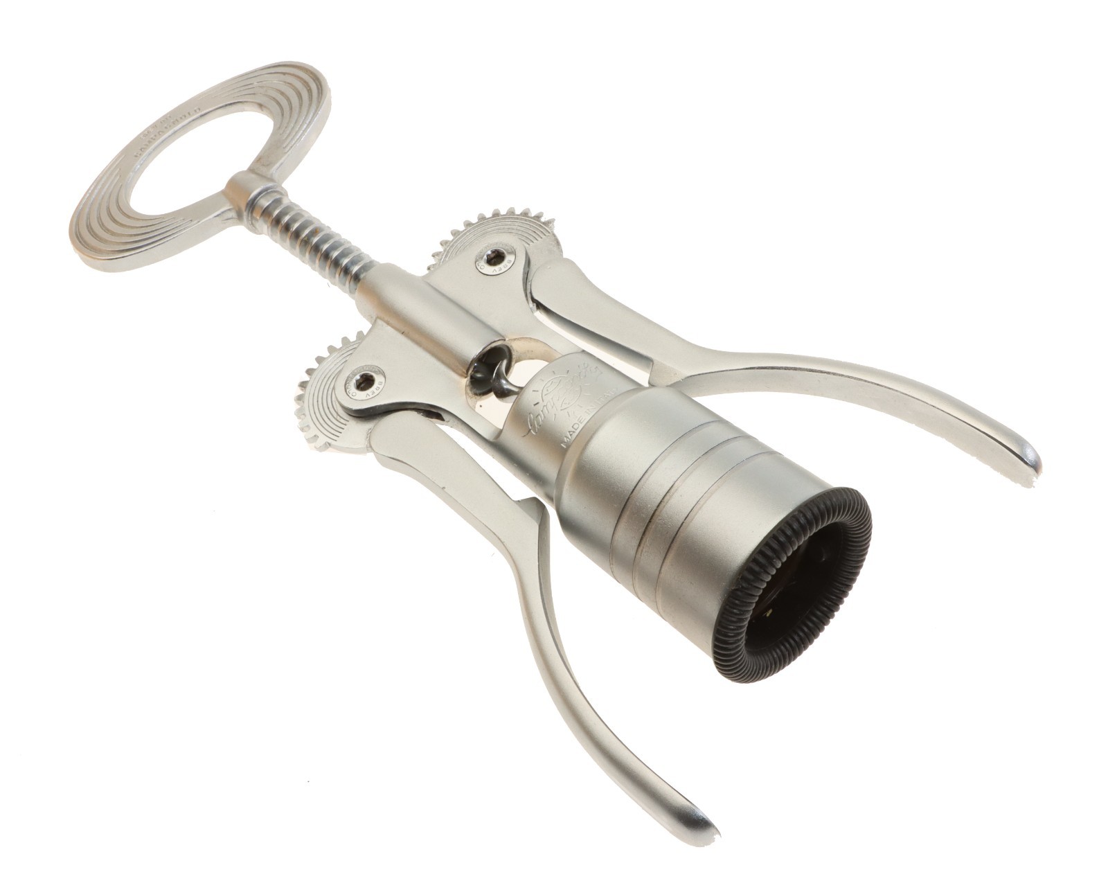 Campagnolo Big Corkscrew Satin Silver w/Box IL CAVATAPPI Wine Opener 12" NEW