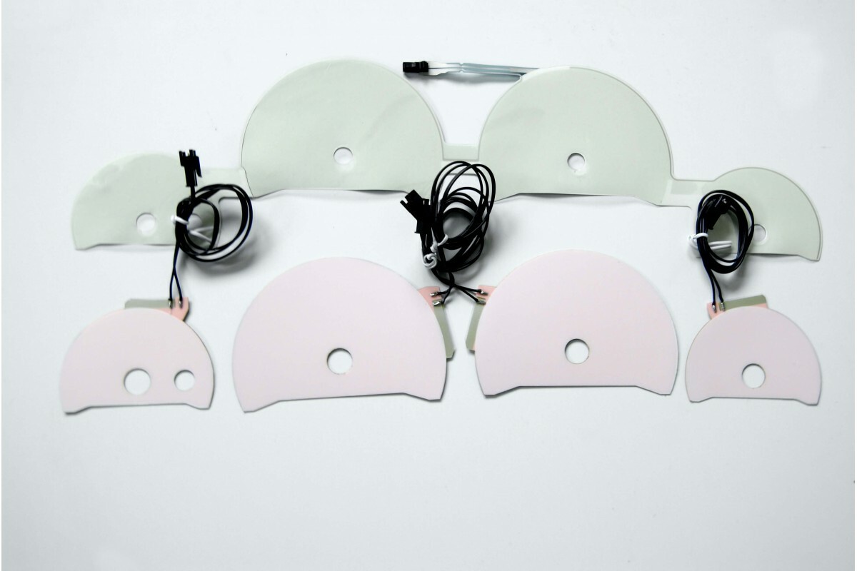 Dodge Challenger - Indiglo El Sheet Glow Gauge Plasma Dials Speedometer Sh