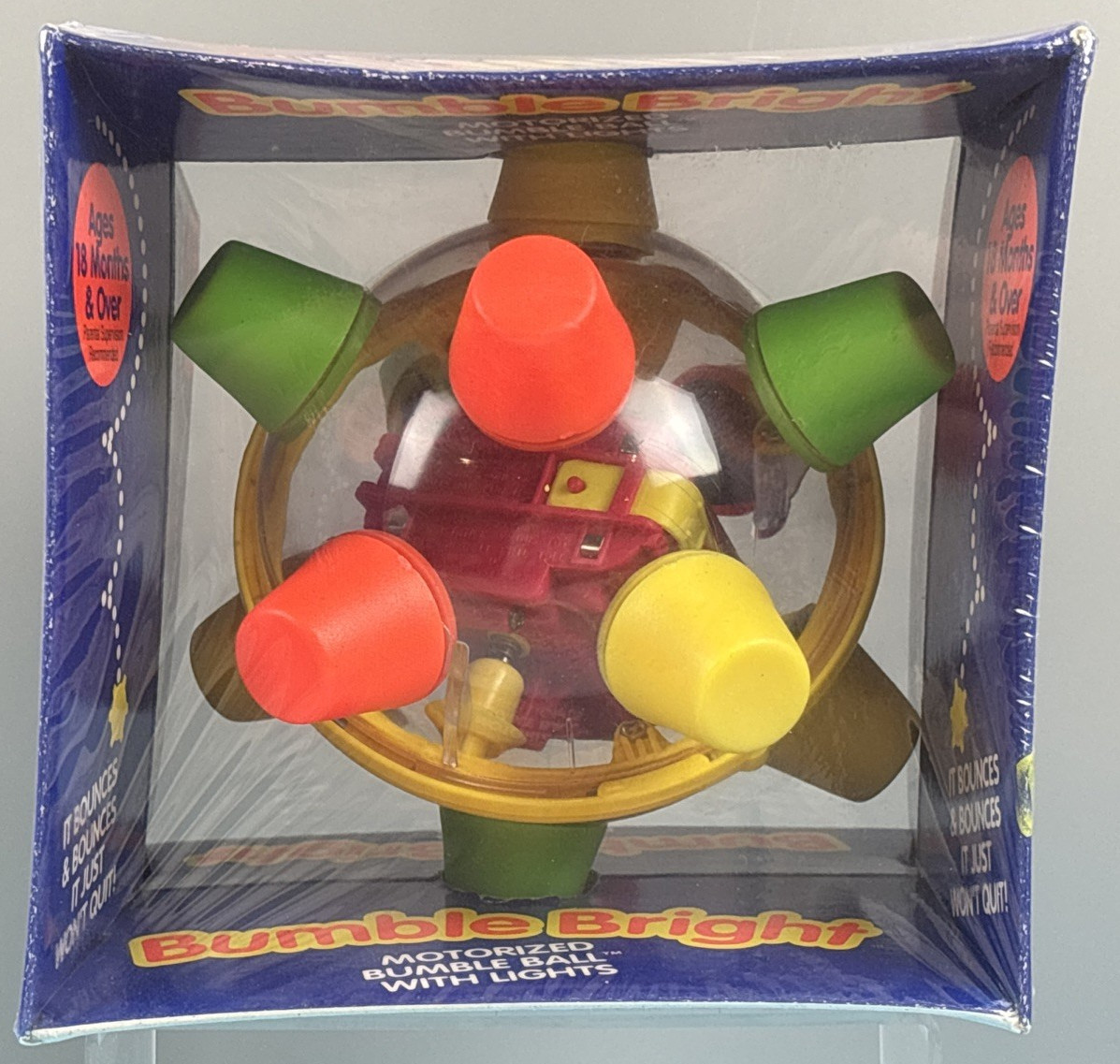 Vintage 1995 ERTL Motorized Bumble Bright New Sealed Classic Toy! Clear NIB!