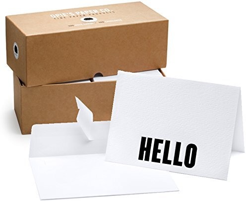 Opie’s Paper 100 Clients Friends Letterpress Note Cards Self Seal Envelopes 🚀