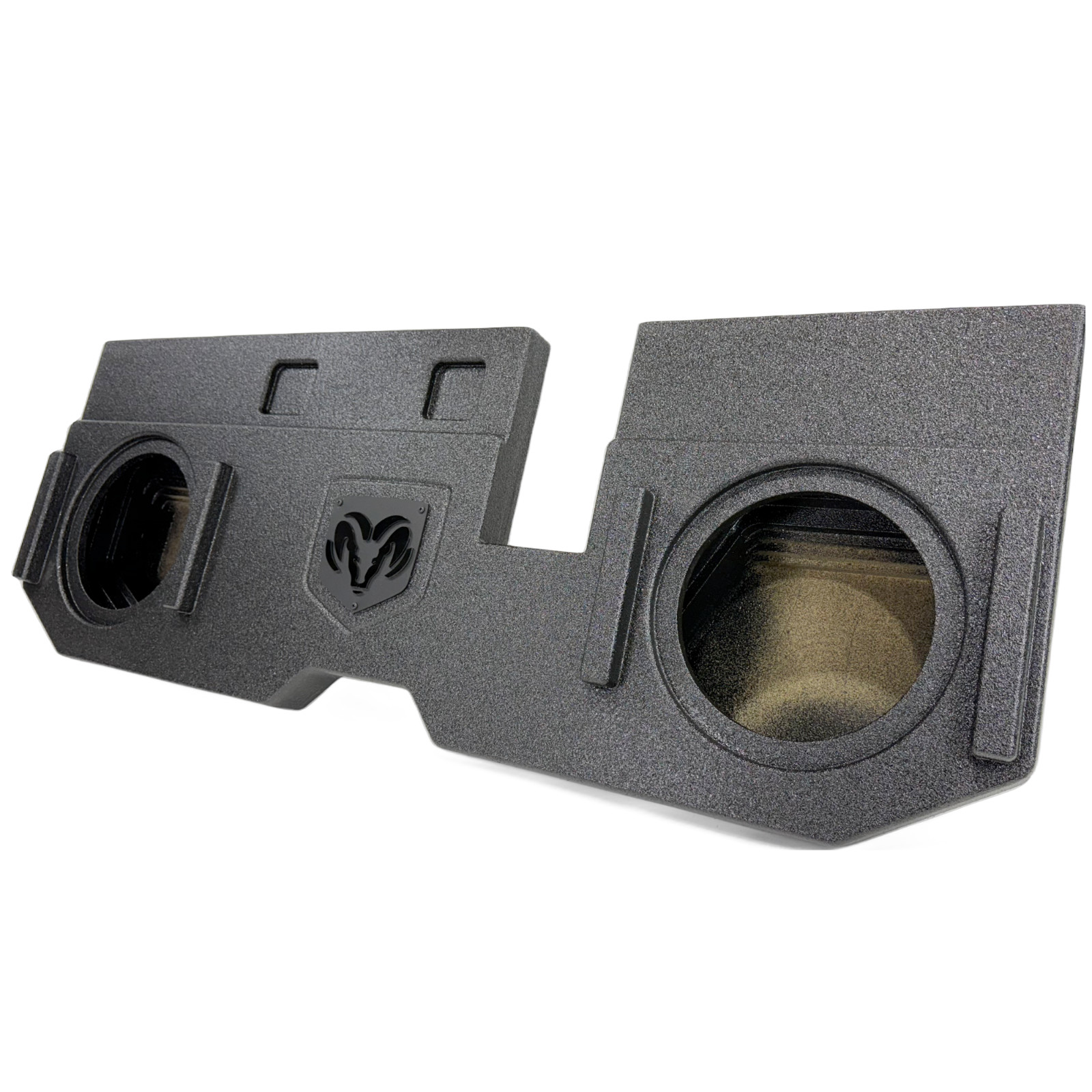 Mega Bass Dodge Ram Crew Cab 02-18 2x10 Inch Subwoofer Box Sub Enclosure Ported