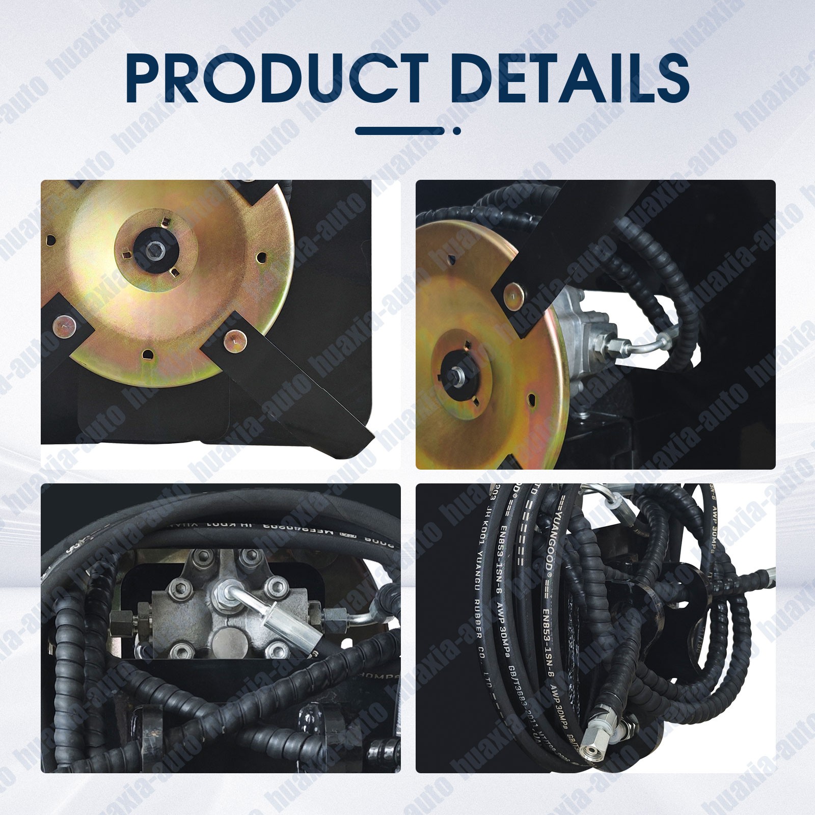 1ton-1.5ton Mini Excavator Accessories Hydraulic Grass Cutter Mower