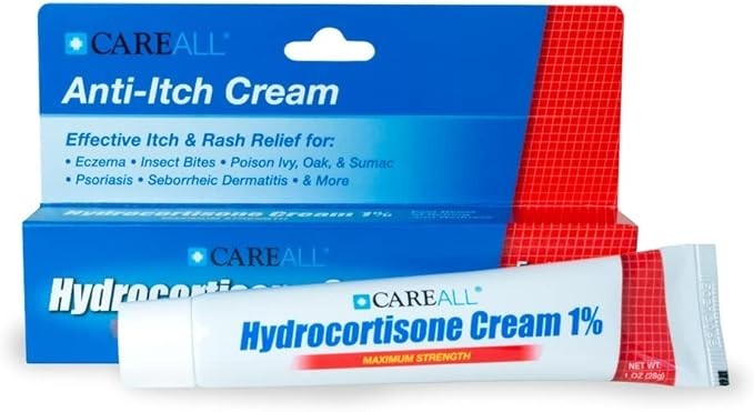 Hydrocortisone cream 1, 3oz Tube (Pack of 3), Maximum Strength Anti-Itch Cream