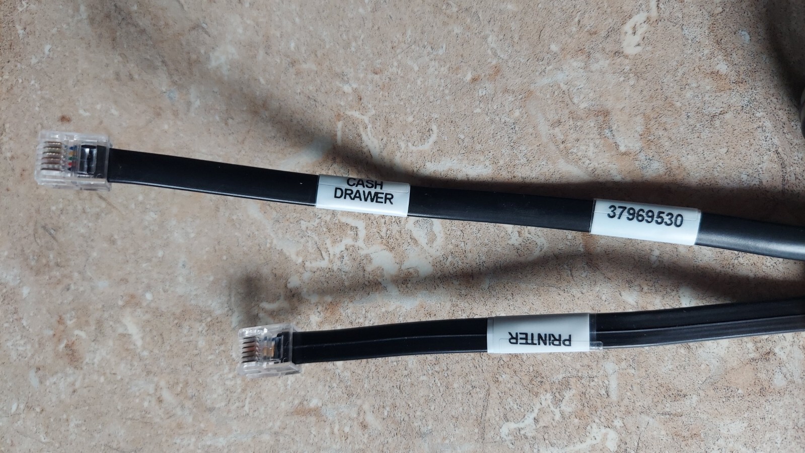 Star 37969530 S1YE1Y-72 Black RJ12 Printer to Cash Drawer Cable Replace 37964350