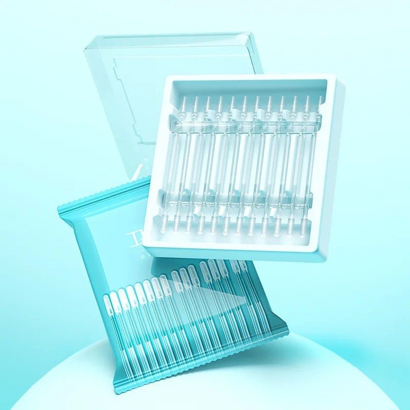 24pcs Disposable Silicone Ear Wax Remover Sticky S/L Ear Pick Cleaner Tool*