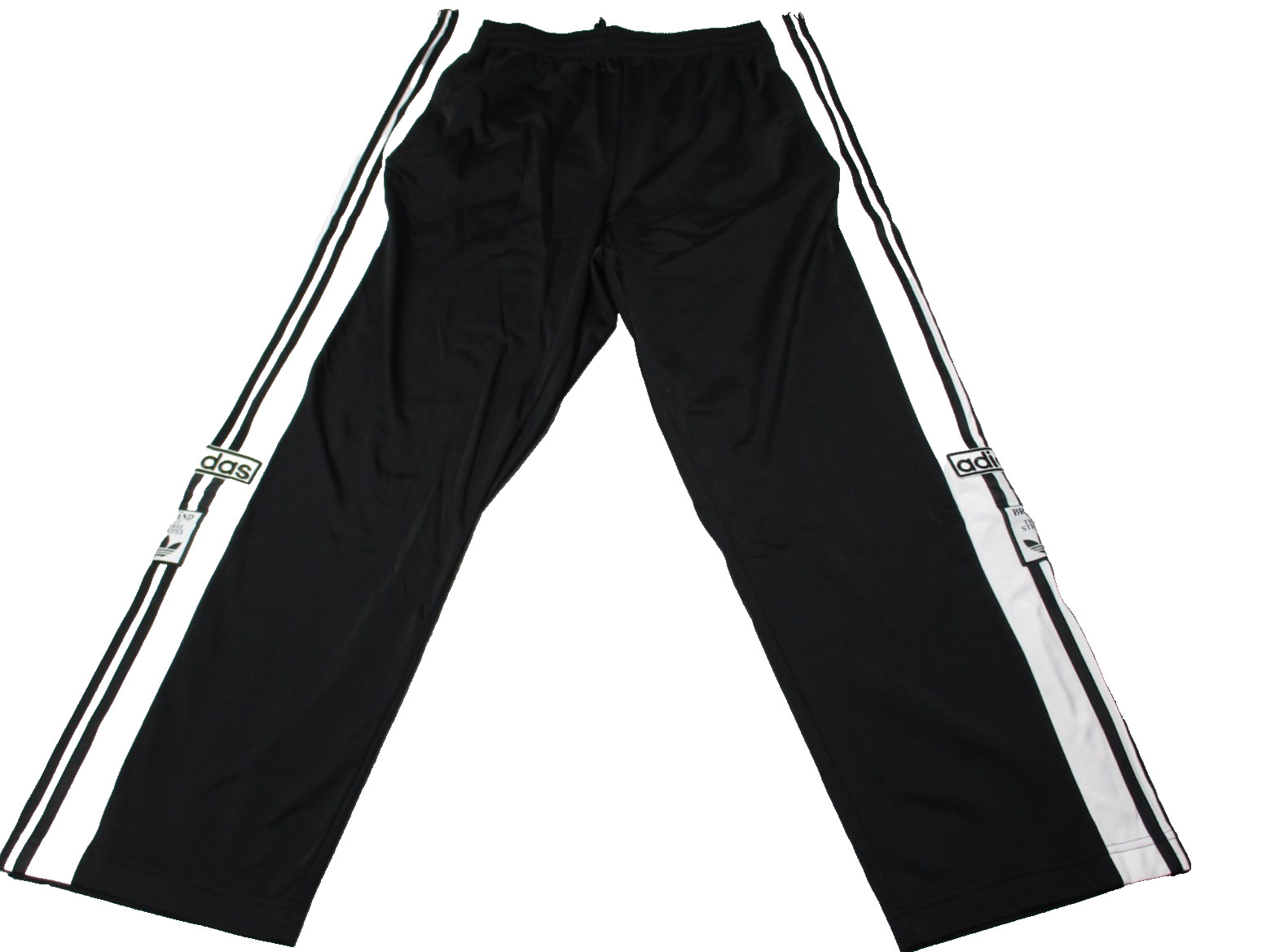 Adidas Originals Adibreak Snap Breakaway Track Pants Black Stripe Mens Large
