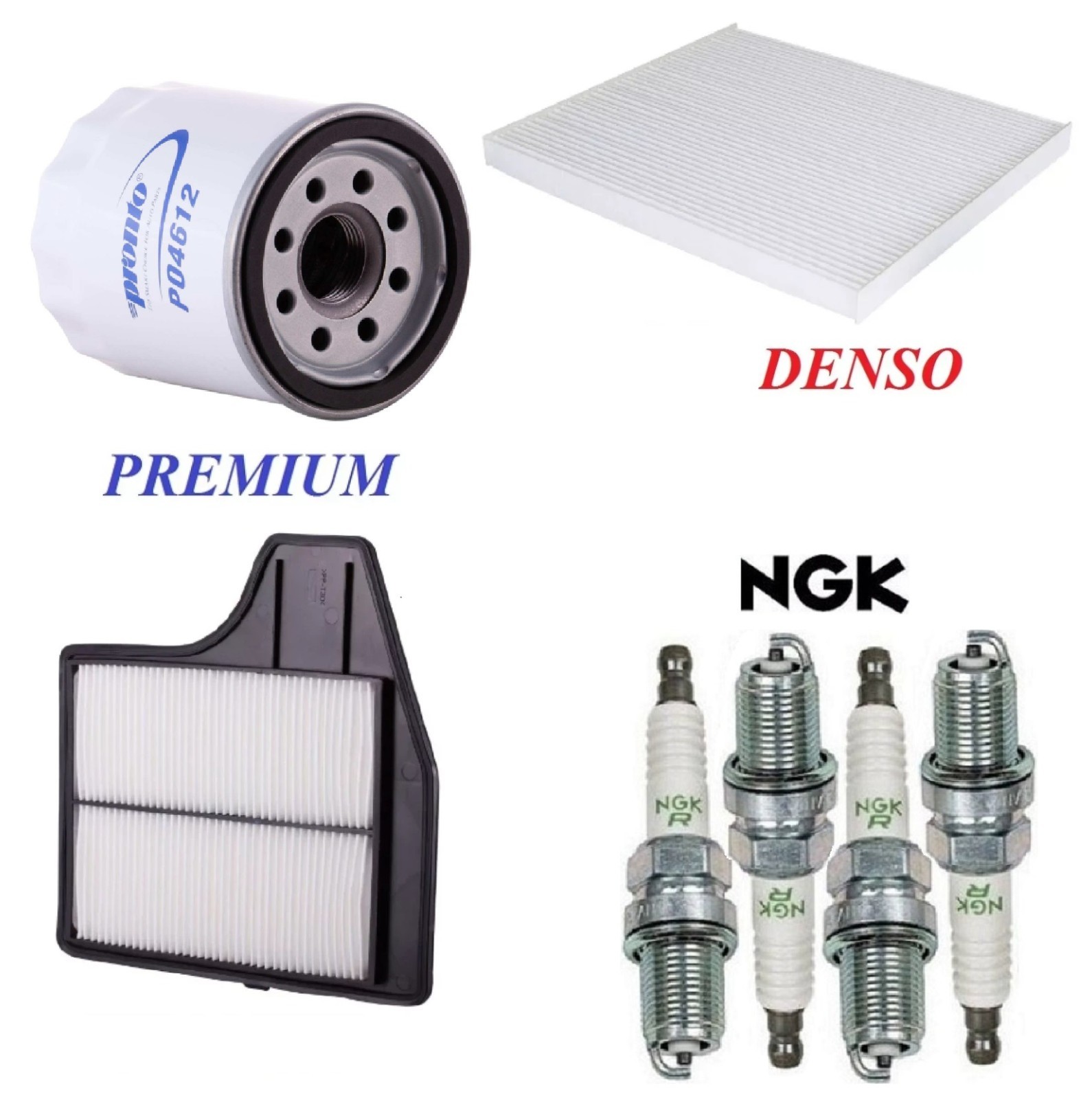 Tune Up Kit Filters Spark Plugs For NISSAN ALTIMA L4 2.5L, Sedan 2013-2017