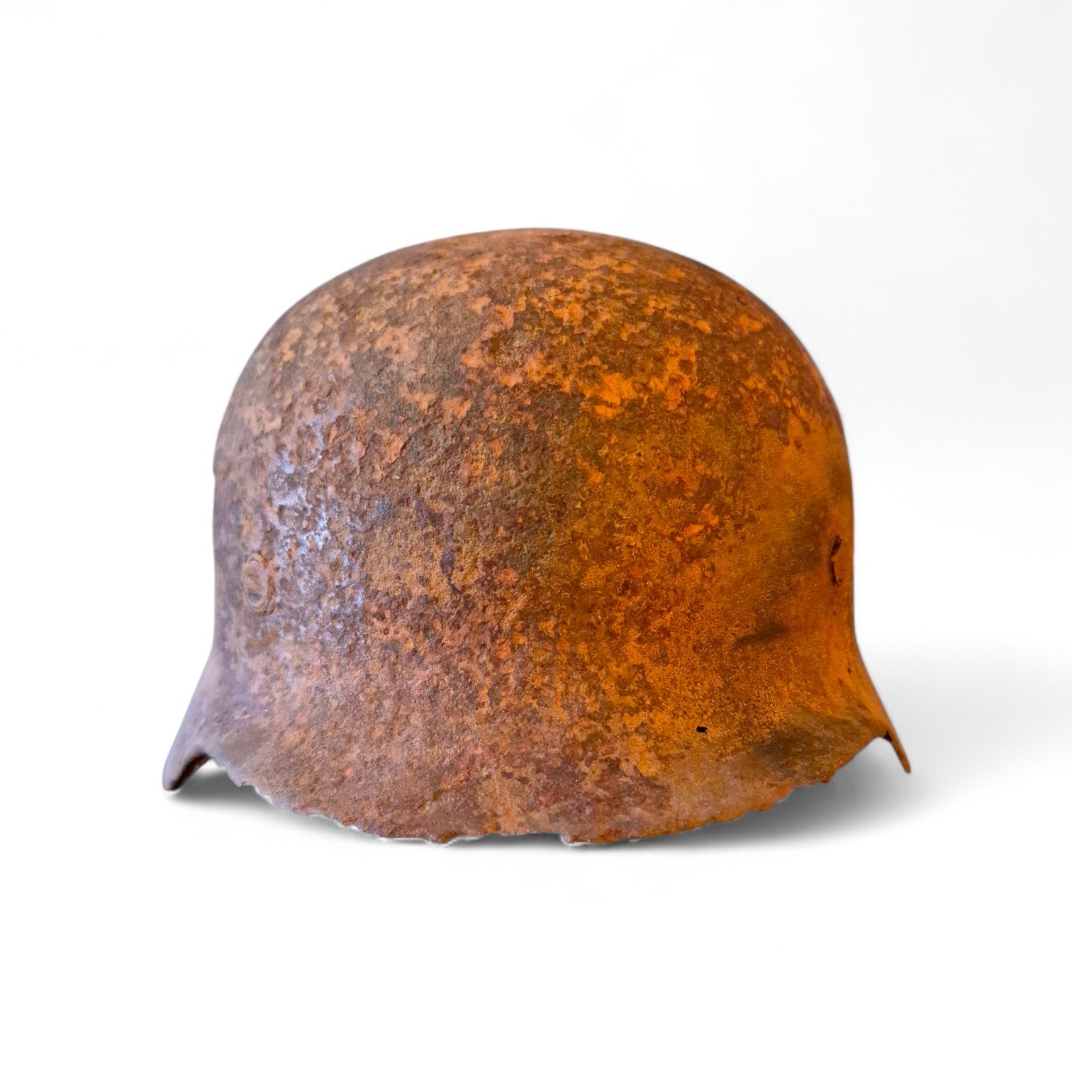 German M40 Stahlhelm relic from Nancy region, read description