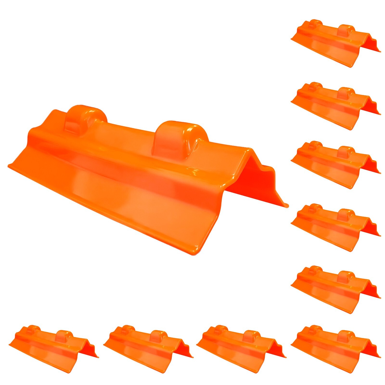 10 Pack 4" x 12" Plastic Corner Edge Protector For Flatbed Tow Truck Trailer