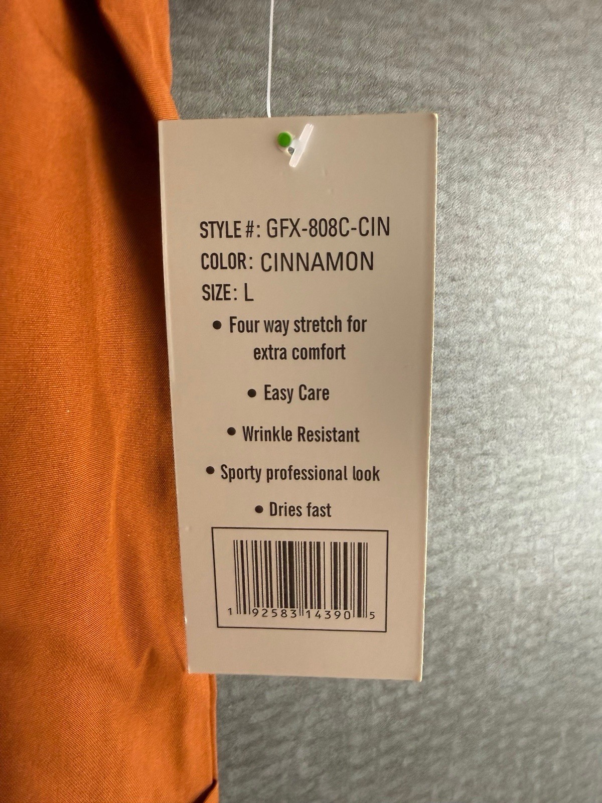 4Flex Scrub Set Size Large in Cinnamon color Top and Pants