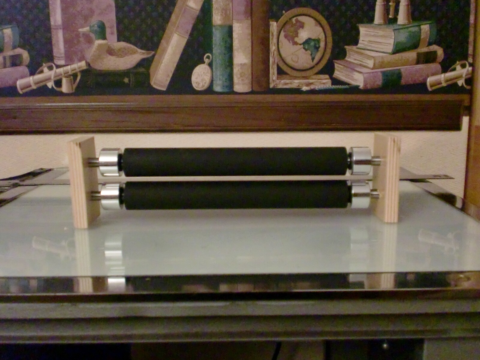 Kelsey Excelsior 6x10 Rollers and trucks Rubber letterpress printing press