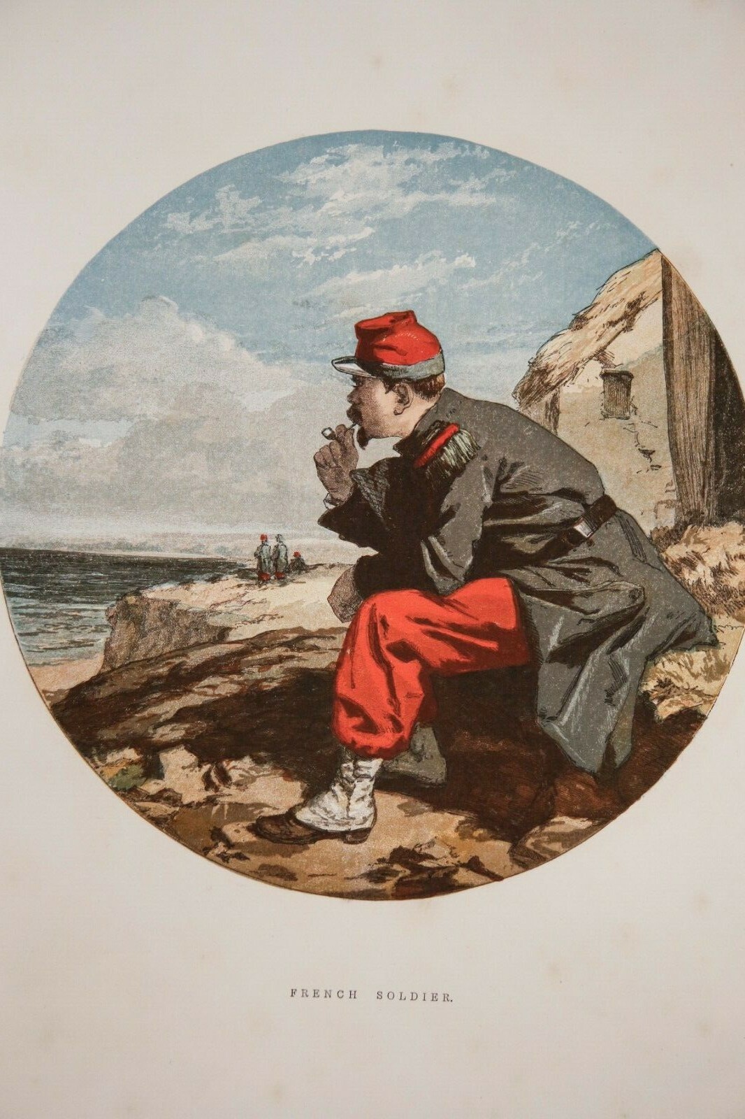 Illustrated London News 1856 French Soldier Print 11" x 16"