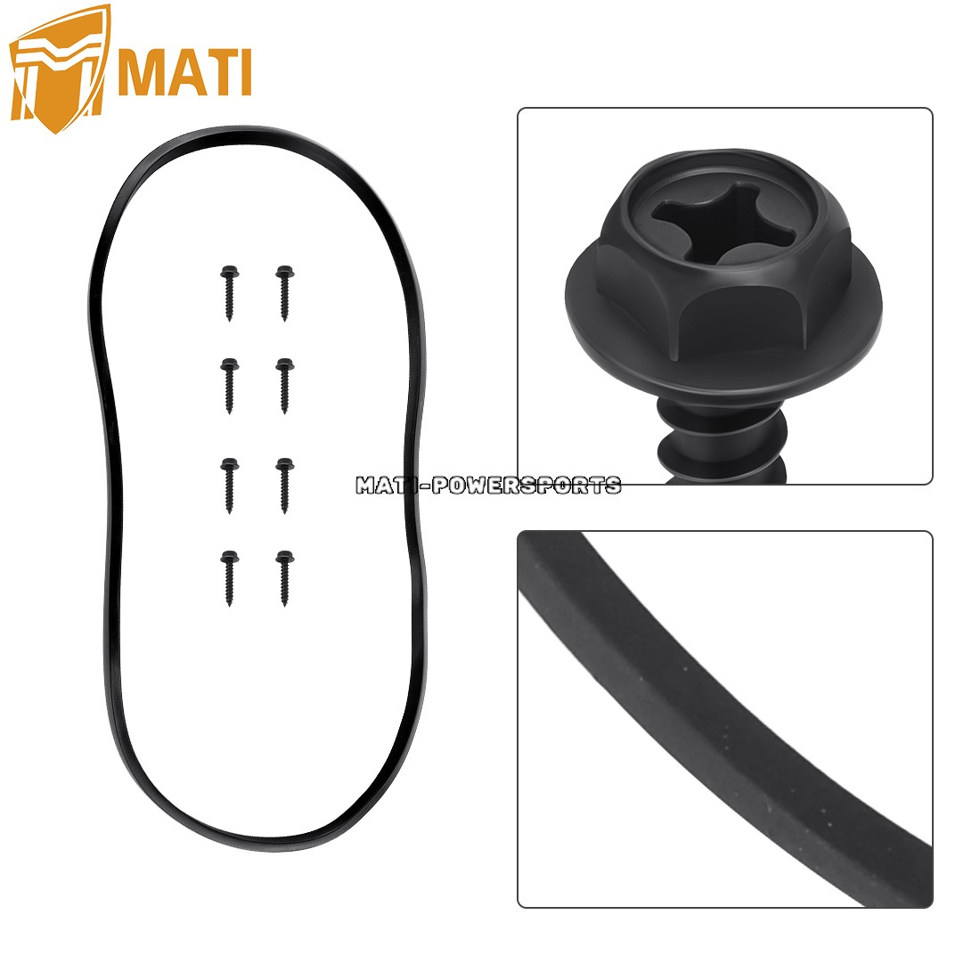 Outer Clutch Cover Gasket w/Bolts For Polaris RZR XP 1000 / XP 4 1000 2014-2023