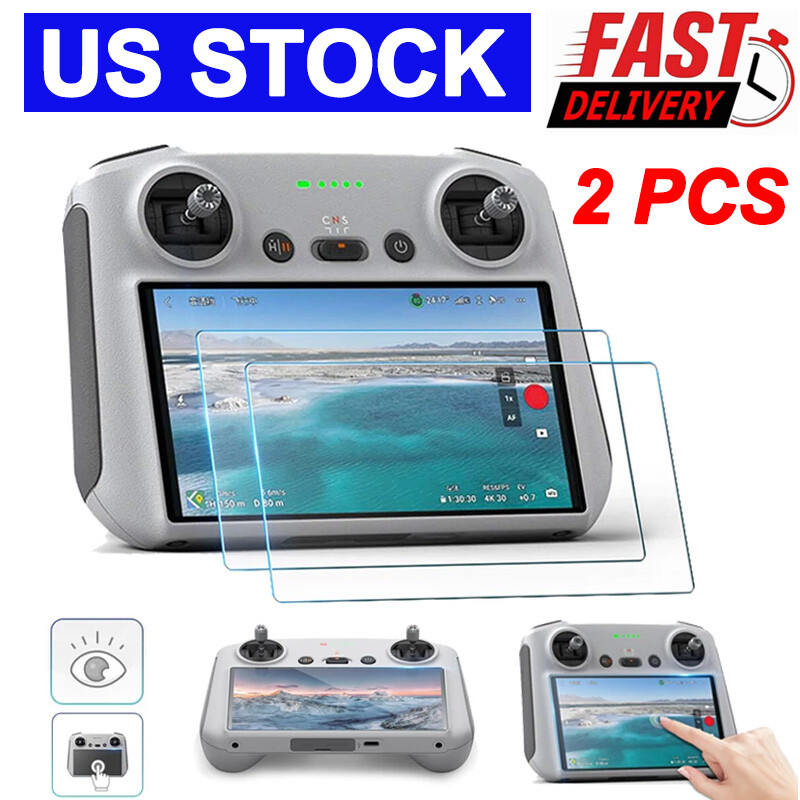 2Pcs Tempered Glass Screen Protector for DJI RC & RC2 Remote Control accessories