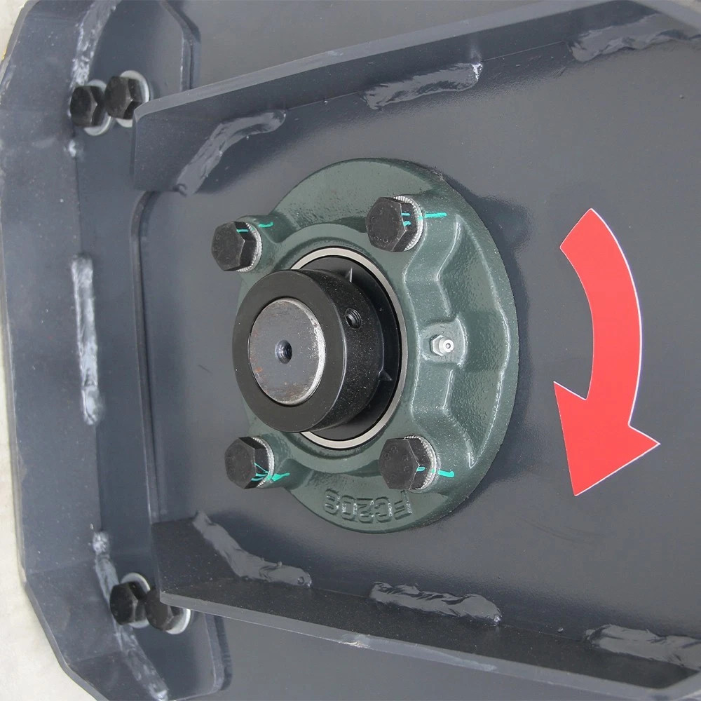 Mini Excavator Flail Mower Attachment with Two Hydraulic Hoses Free Shipping