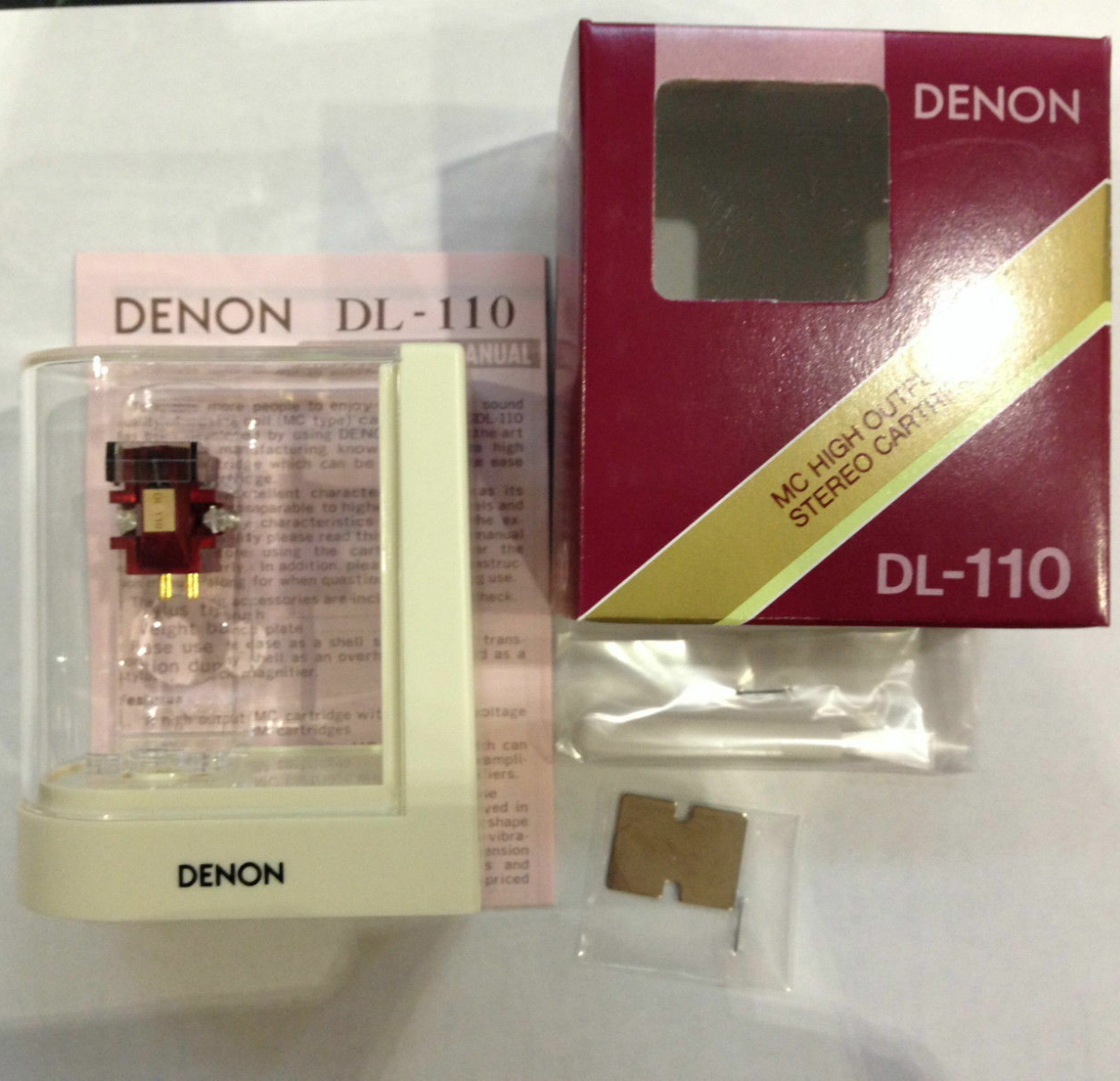 Denon DL-110 High Output MC Cartridge, Japan made by Denon. I am 2juki-cartridge