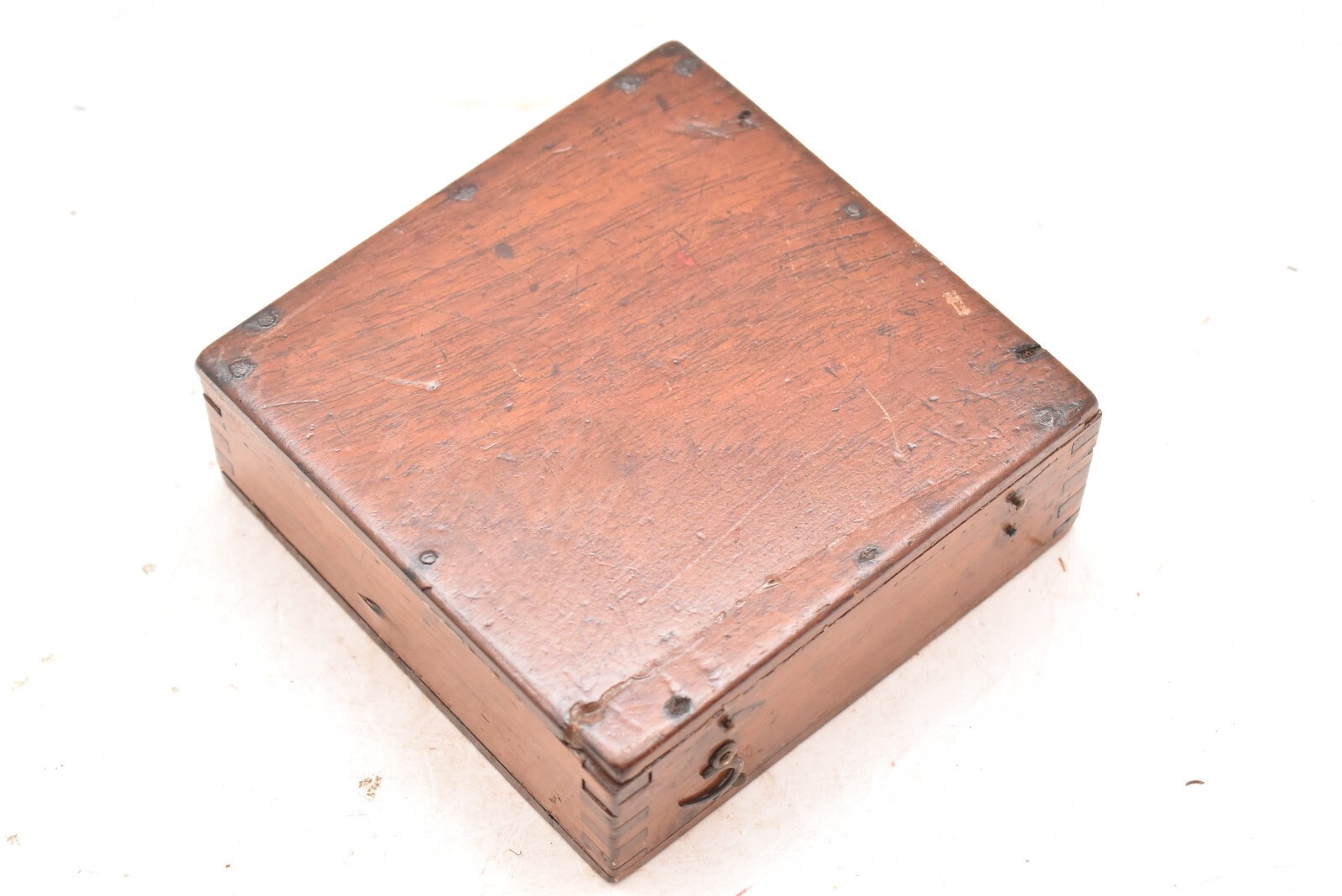 Rare! Antique 1900's Brass Surveying Surveyor's Sight Compass W/ Original Box