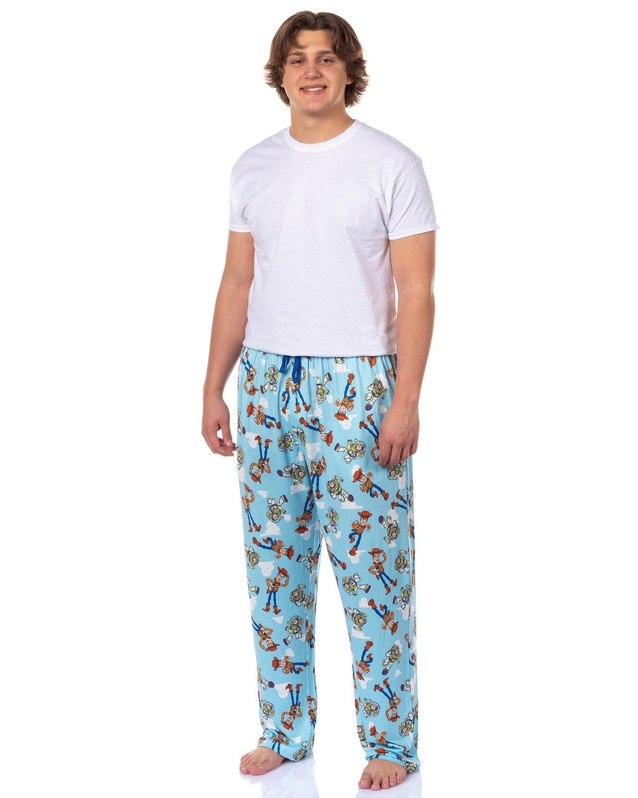 Toy Story Pajamas Men's Woody & Buzz Cloud AOP Lounge Pants
