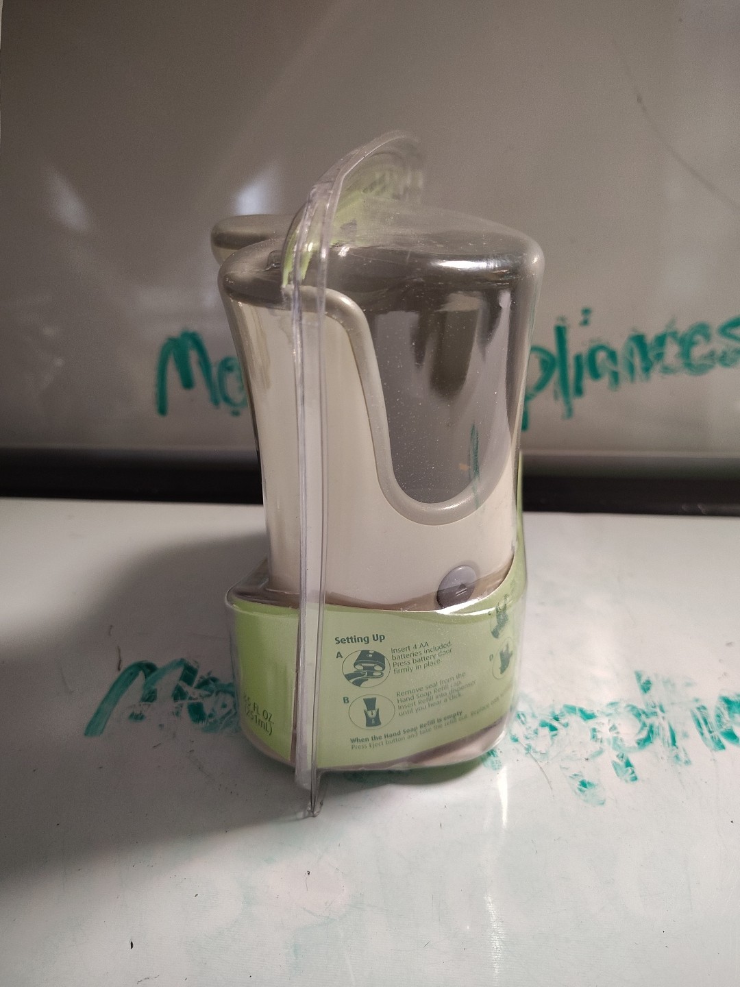 Lysol No Touch Hand Soap Dispenser System Green Tea & Ginger Scent Discontinued