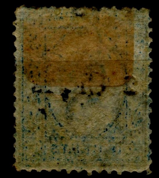 Labaun Stamps 1885 2c (Type T7) on 16c blue, wmk reversed SG24x Mint CV £1200