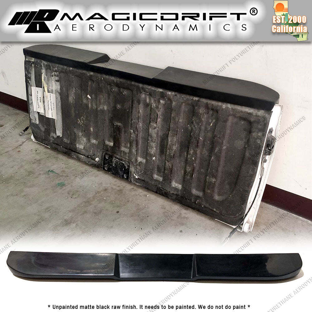 For 07-13 Chevy Silverado MDA Style Rear Tailgate Cap Cover Spoiler SS