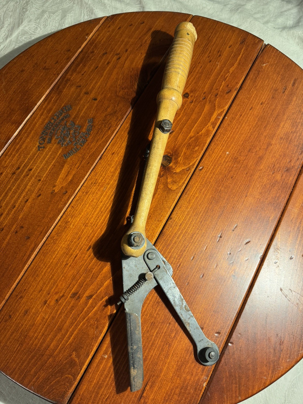 Antique Hand Thrower Clay Pigeon Target Trap Skeet Shooting Made in Japan