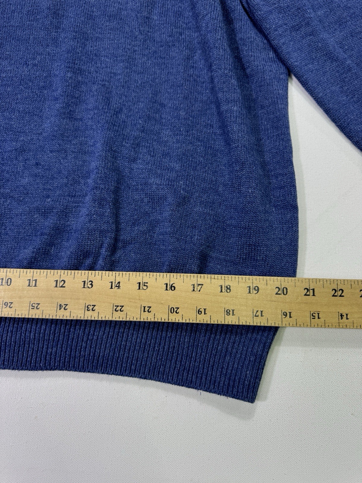 Banana Republic Men's XL Thick Wool Sweater 1/4 Zip Arm Pocket Outdoor Classic