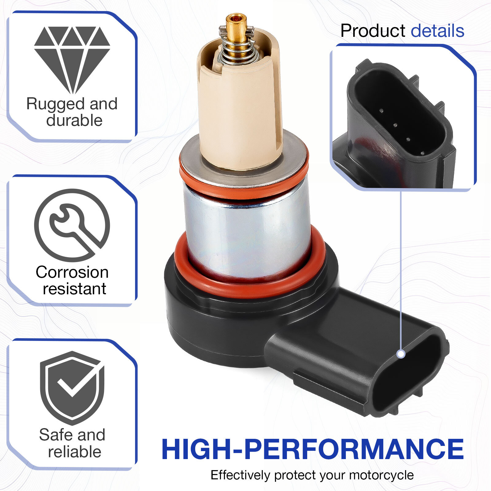 Idle Air Control Valve Set 16430-HP6-A01 for Honda Rancher 420 TRX420 2007-2024