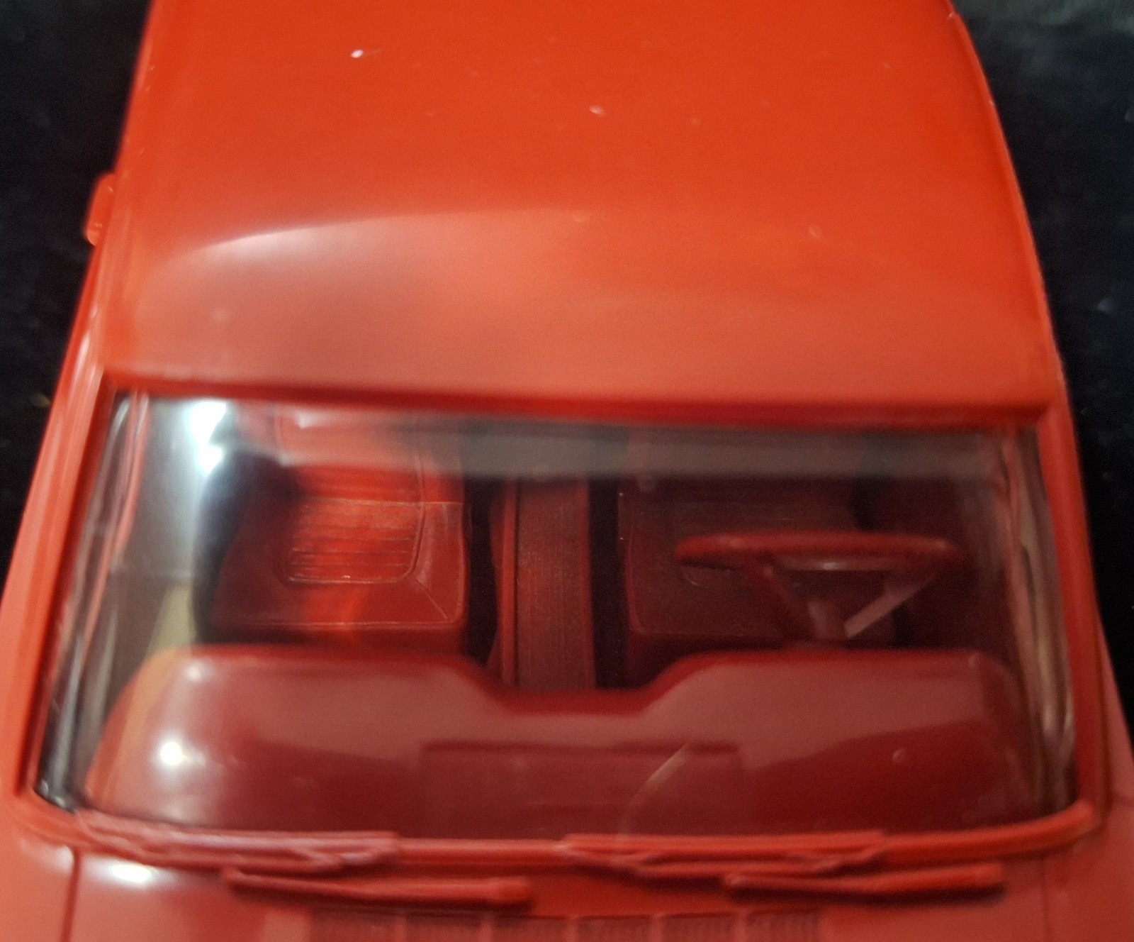 Vintage 1965 AMT Red FORD MUSTANG FASTBACK Dealer Promotional Plastic Model Car