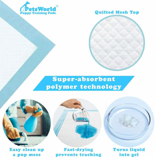 PETSWORLD Enormous Dog Training/Potty Pads (37x54 inch)