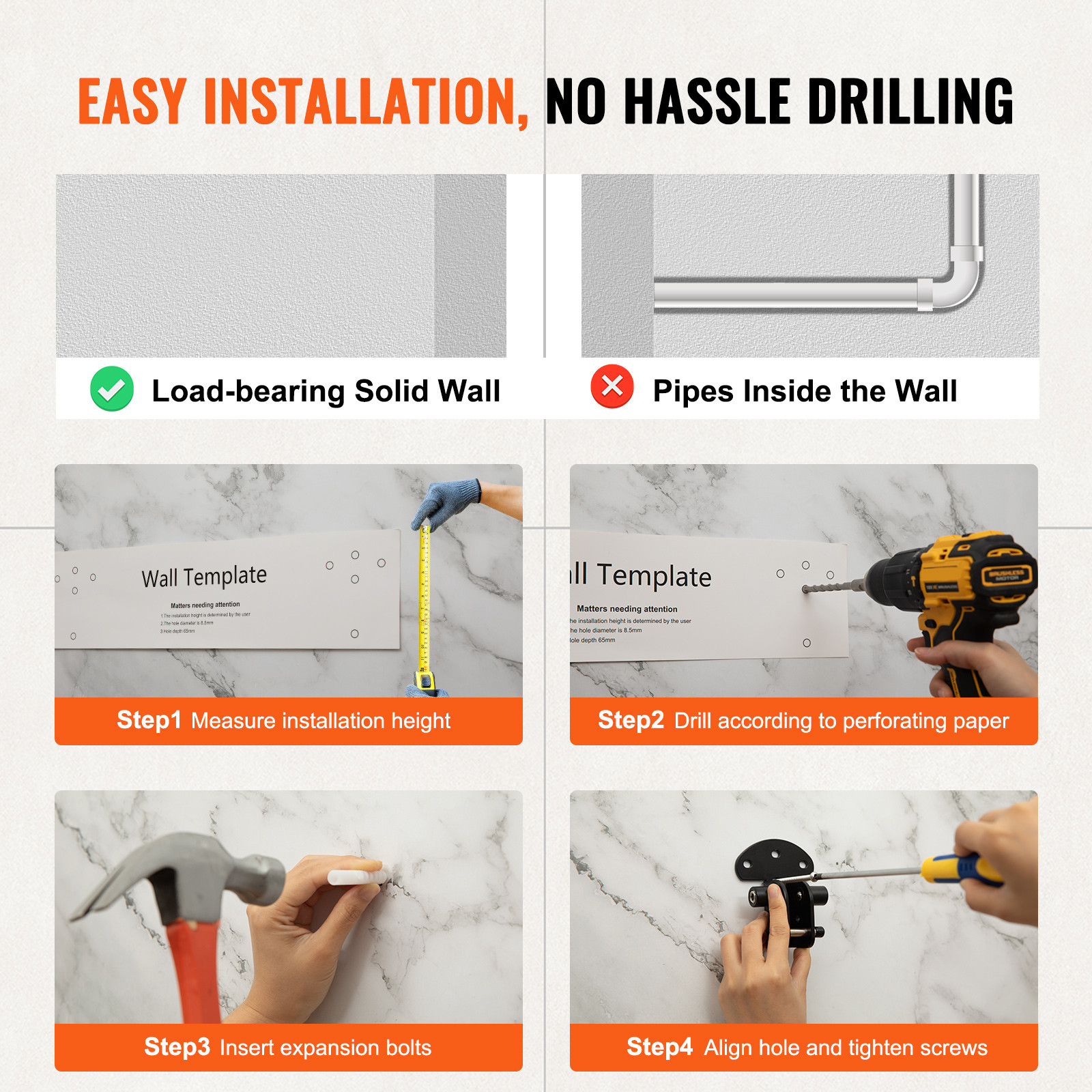 Folding Teak Shower Seat 20.1'' x 13.2'' Wall Mounted Shower Bench 440 lbs