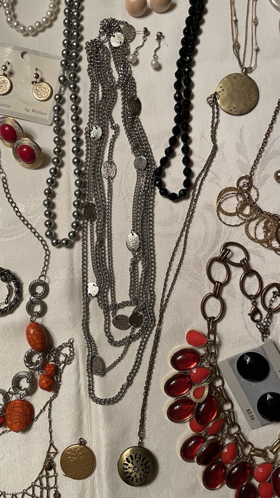 Huge Estate Jewelry Lot 83 Enamel, Alpaca, All Wearable, Marked Joan Rivers Iman