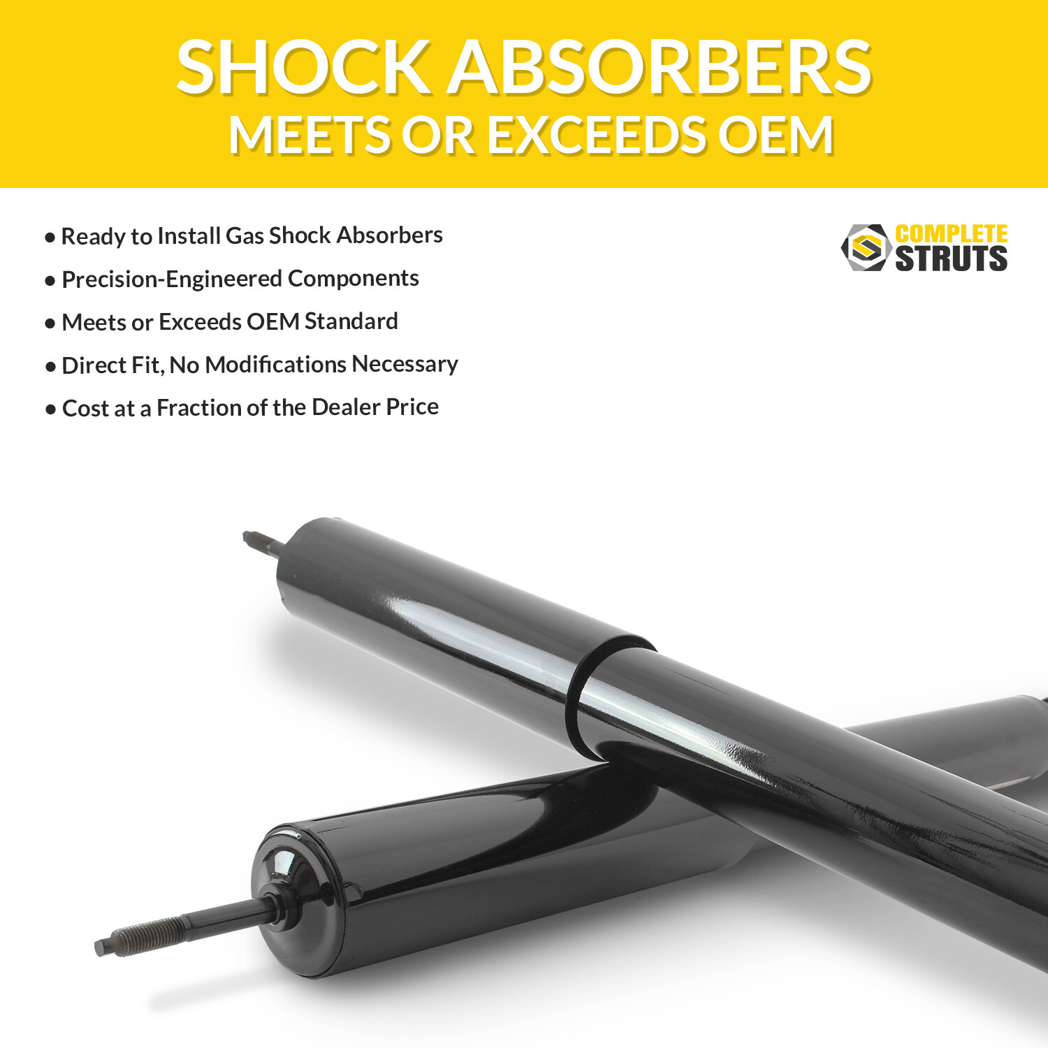 Front Rear Suspension Strut Shock Assembly Kit for 2016-2022 Chevrolet Malibu