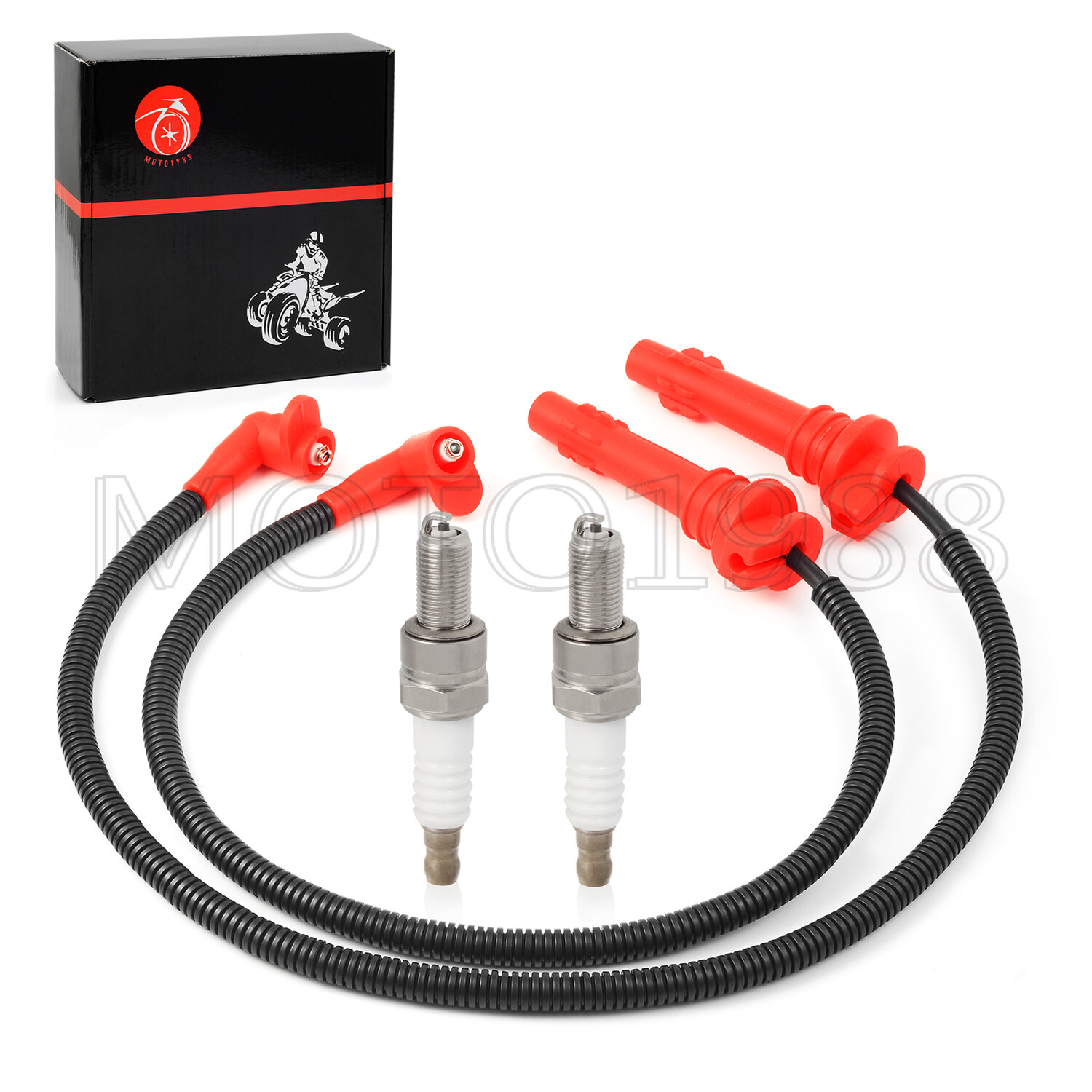 Spark plug & Wire Cap Assy for Polaris RZR XP 4 900 2011 2012 2013 2014 4012991