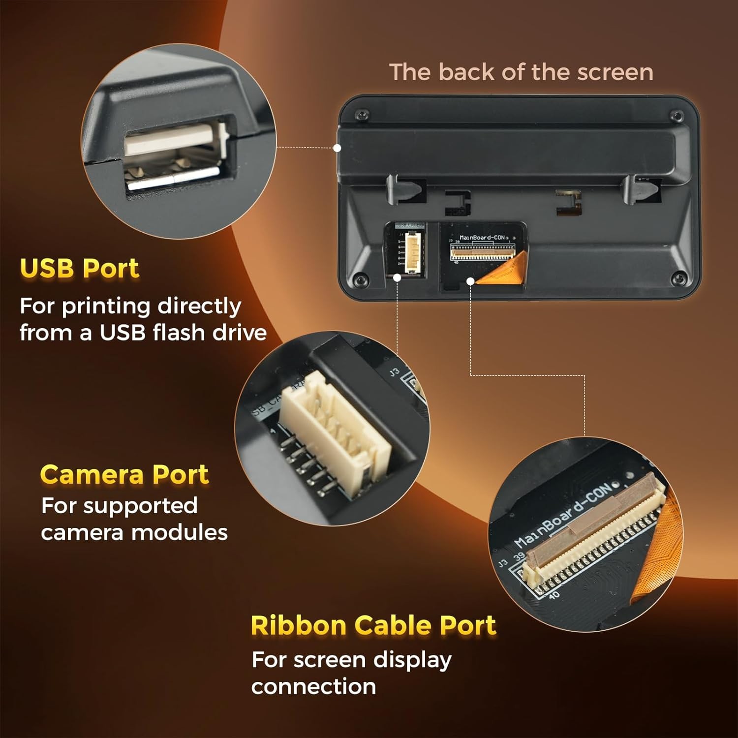 FLASHFORGE Adventurer 5M 4.3-Inch Touchscreen Assembly, Effortless Installation