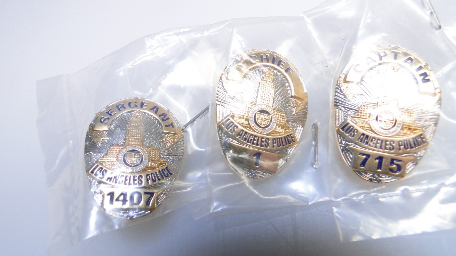 17 California Police Lapel Pins Los Angeles Huntington Orange