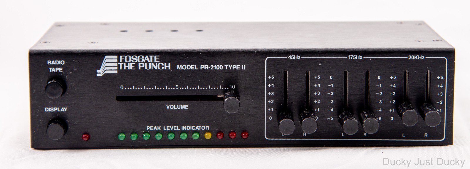 Fosgate The Punch PR-2100 Type II Preamp EQ Vintage USA New Old Stock
