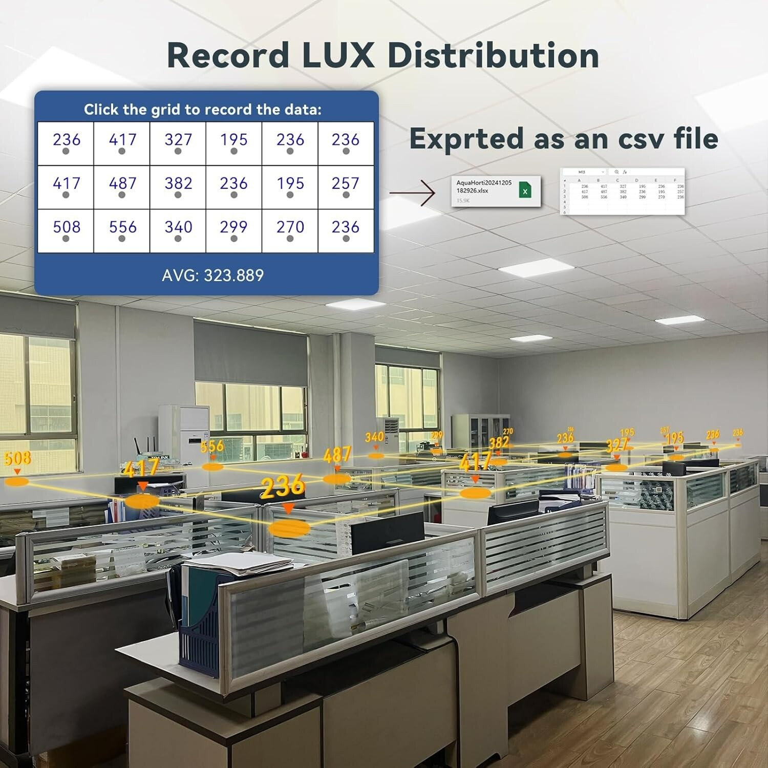 AH-300 Light Meter,Test LED Spectrum,CCT,LUX,Foot Candle,Blue Light Meter