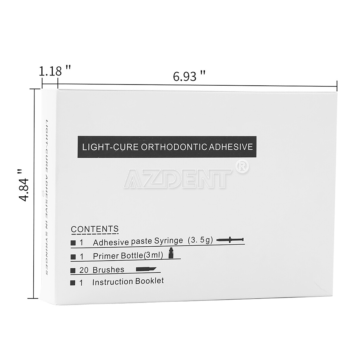 Dental Ortho Bracket Braces Glue Ortho Bonding Light Cure Resin Composite Kit
