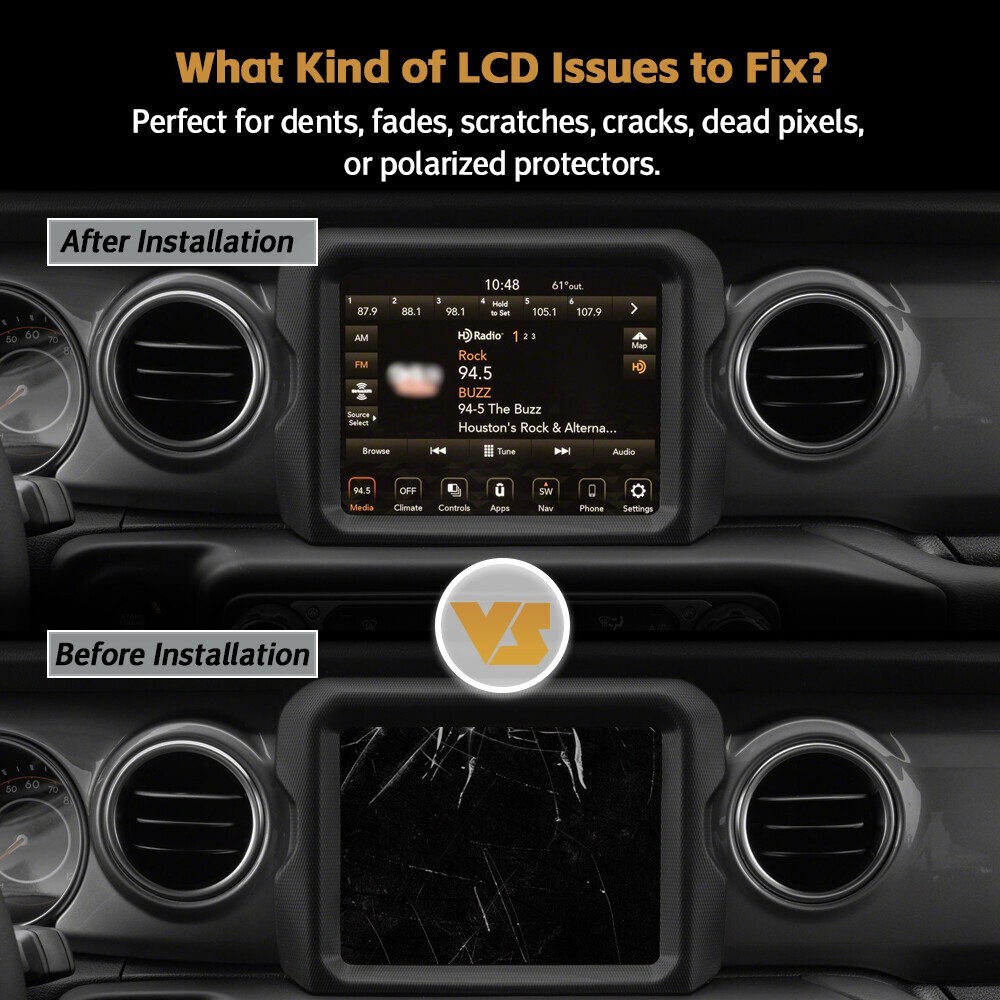 8.4" LCD Display Touch Screen TDO-XGA084 Uconnect 4C For Jeep Challenger 2018-23