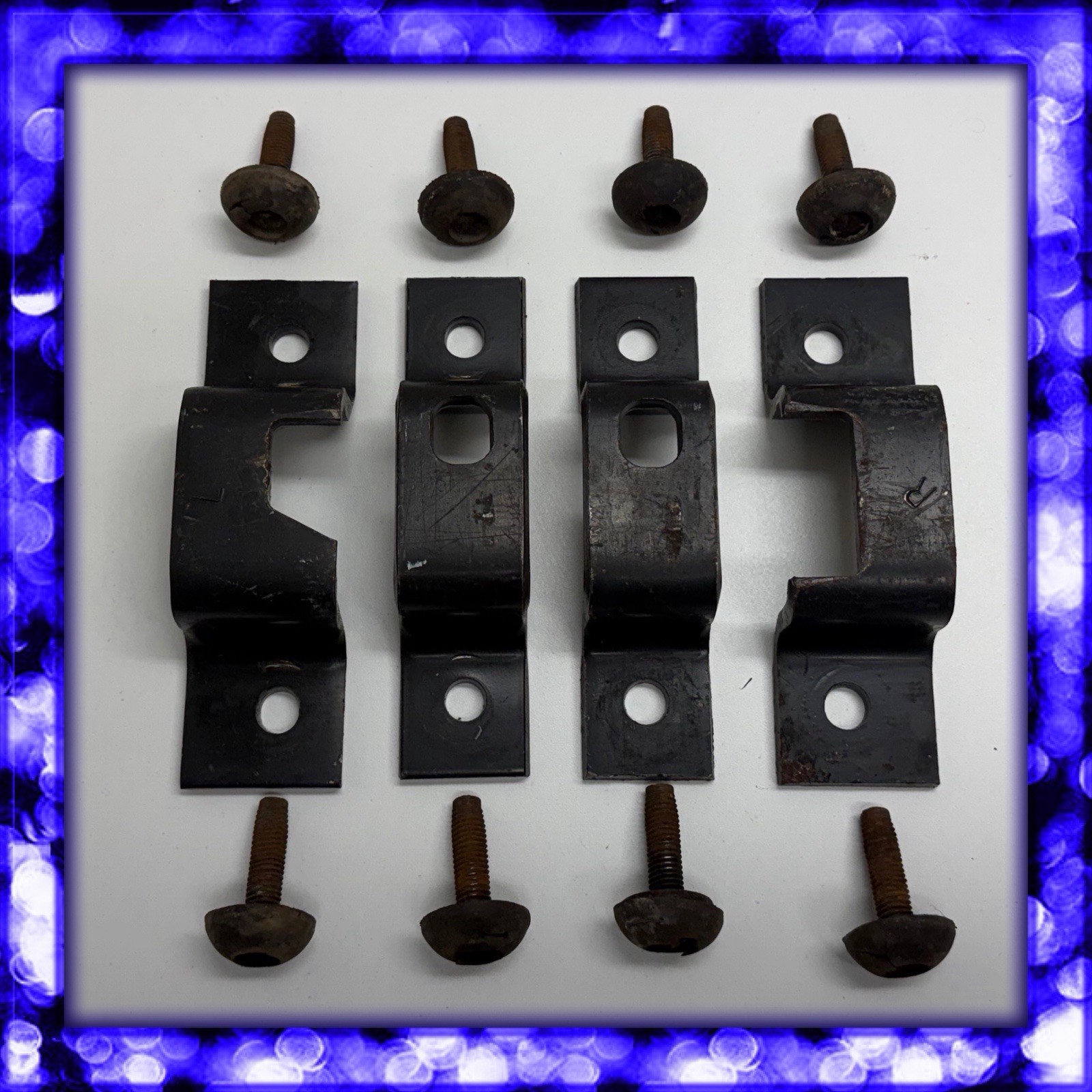 92 - 07 FORD VAN ECONOLINE E SERIES CLUB WAGON BENCH SEAT MOUNTING BRACKETS B42