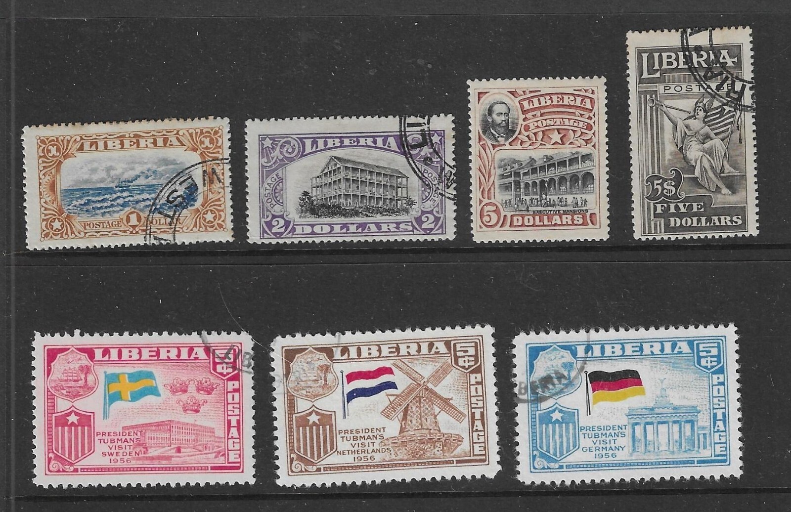 Liberia Earlier Collection on Pages & Cards