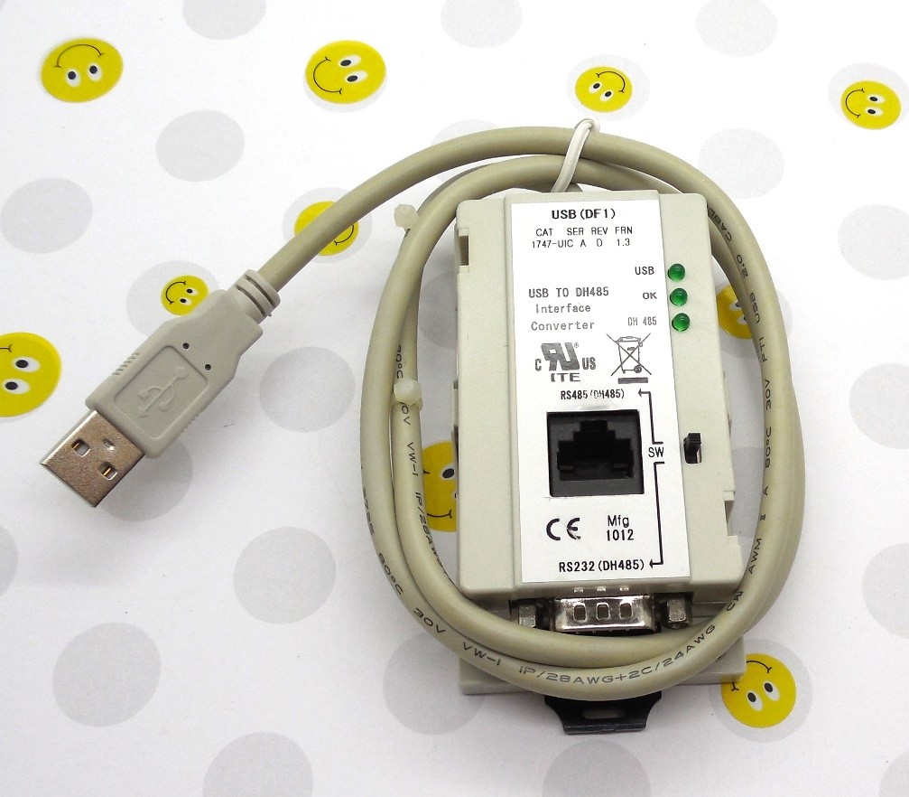 Aftermarket Allen Bradley 1747-UIC USB to DH485 Windows 10 LIFETIME & 1747-C13